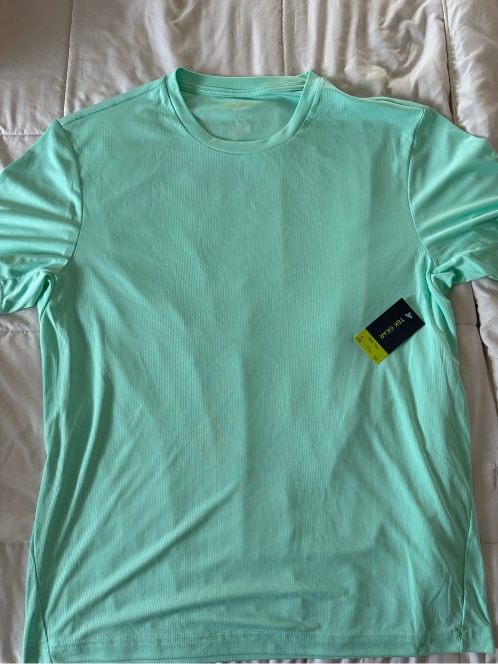 tek gear Light Mint Crew Neck Short Sleeve Performance Tee